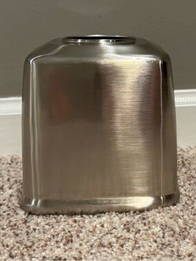 Threshold Brushed Silver Kleenex Holder